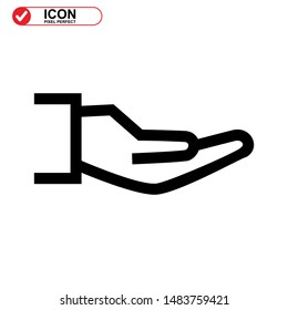 
Hands icon isolated sign symbol vector illustration - high quality black style vector icons
