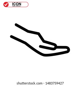 
Hands icon isolated sign symbol vector illustration - high quality black style vector icons
