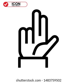 
Hands icon isolated sign symbol vector illustration - high quality black style vector icons
