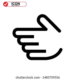 
Hands icon isolated sign symbol vector illustration - high quality black style vector icons
