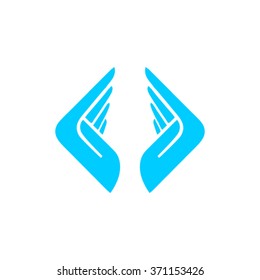 Hands Icon Logo