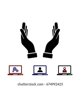 Hands Icon Vector