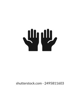 Hands icon vector. EPS 10 editable vector