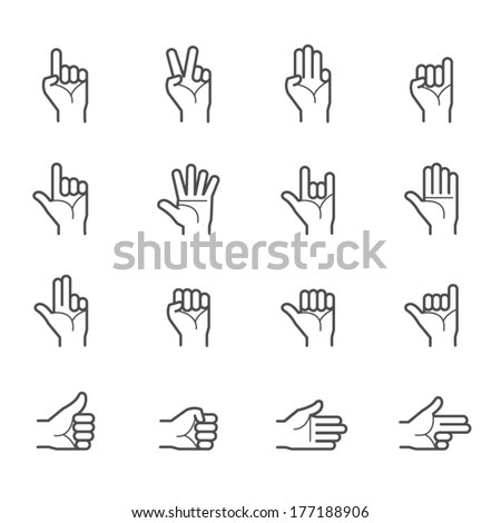 Hands Icons