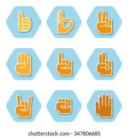 hands icons blue 1
