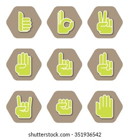 hands icons light brown 5