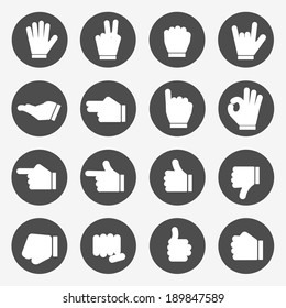 Hands Icons Vector