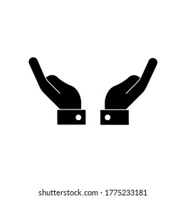 icono de manos vectoriales. Eps. 10.