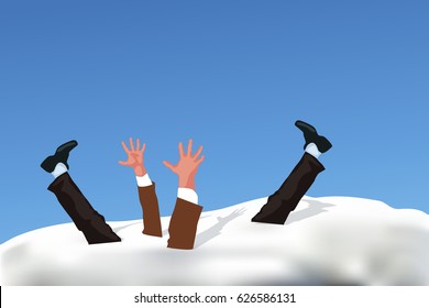 hands and legs sticks out