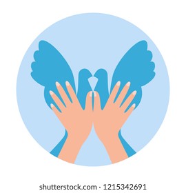 hands like birds. ease, mobility of the hands. joint health. beauty of the hands.