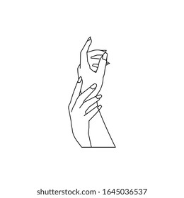 Hands Logo Template vector icon Business