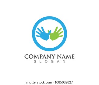 Hands Logos Symbols Stock Vector (Royalty Free) 1085082827 | Shutterstock