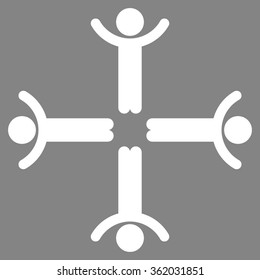 Hands Up Men Icon