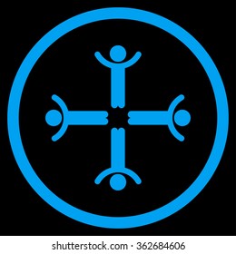 Hands Up Men Icon