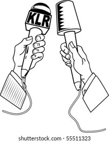 Hands with Microphones