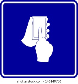 Hände mit Handzeichen