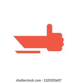 Hands okay logo template vector icon design