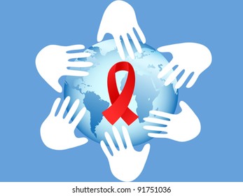  hands on AIDS symbol