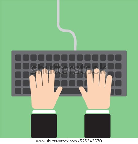 Hands on keyboard