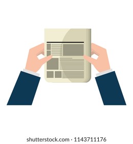 hands with paper document