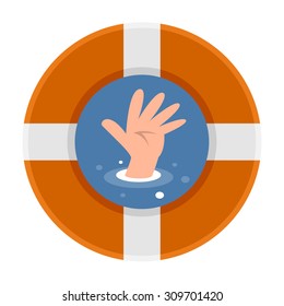 The hands of people who drown