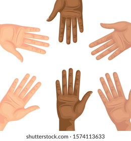 hands person human isolated icon vector illustration design