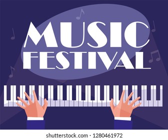 hands playing piano classical instrument