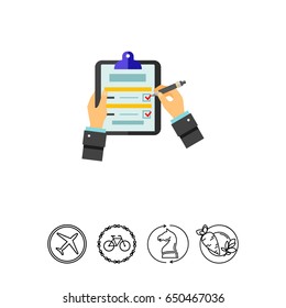 Hands and Policies Sheet Icon