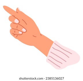Hands pose vector illustration. The flexibility wrist allowed for graceful hand movements The delicate touch finger created connection between two souls The hands pose concept embodied harmony