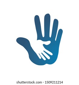 Hands Protection Isolated Icon Vector Illustration Stock Vector ...