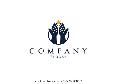 diseño de logotipo vectorial de estrellas