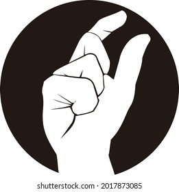 hands ready to take medicine vector