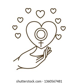 hands receiving heart avatar character