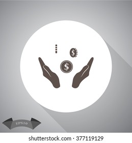 Hands  Receiving Money