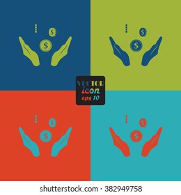 Hands  Receiving Money