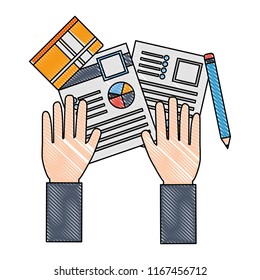 hands resume documents notebook and pencil