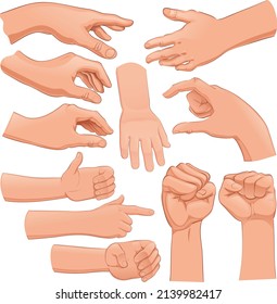 Dibujo de mano conjunto diseño de vector plano