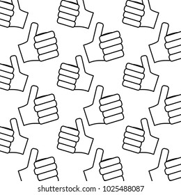 hands showing like making thumb up gesture collection