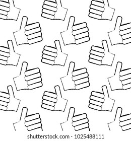 hands showing like making thumb up gesture collection