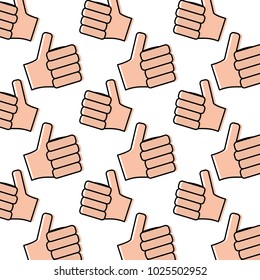 hands showing like making thumb up gesture collection