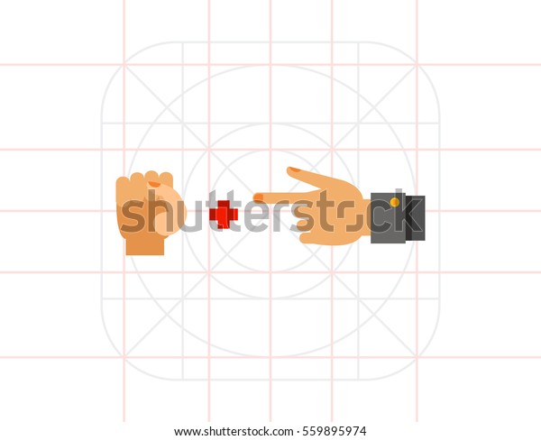 Hands Showing Sex Intercourse Icon Stock Vector Royalty Free 559895974