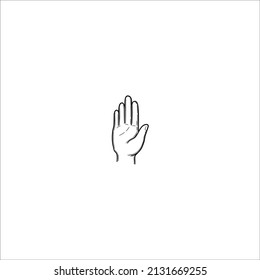 Hands showing thumbs up down like set gesture finger expression hand thumb palm sketch gesturing illustration vector