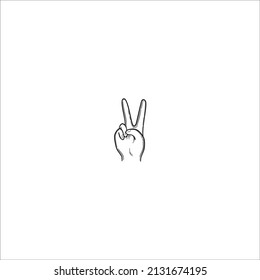 Hands showing thumbs up down like set gesture finger expression hand thumb palm sketch gesturing illustration vector
