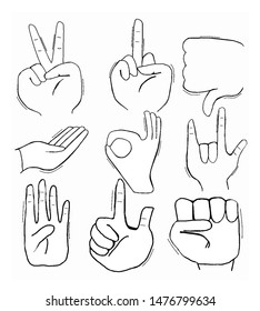 Hands signed to telling another ones