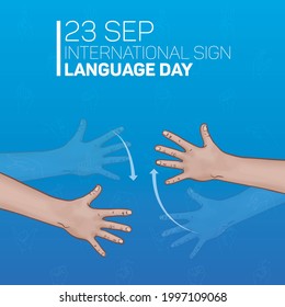 señalización de manos, lenguajes de señas de mano, vector
