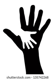 hands silhouette