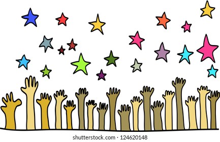 hands for success