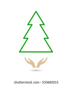Weihnachtsbaumsymbol