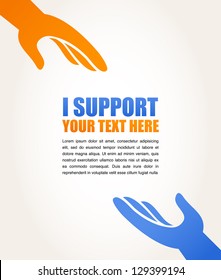 Hands - Support And Help Concept