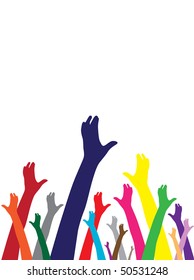  hands symbol of diversity